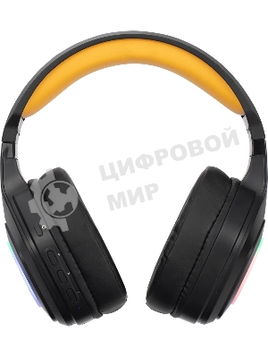 Гарнитура MARVO HG9084W Pulz 80W чёрный, беспроводная + проводная, радиоканал, до 50 ч, подсветка, совместимость с PS5, Xbox