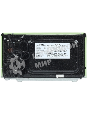 Микроволновая печь Tesler MM-2045 зеленый, 20 л, 700 Вт, переключатели - поворотный механизм