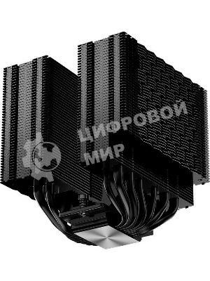 Кулер для процессора PCCooler RZ820 Display BK (290W, 4-pin PWM, LED, 169mm, Al/Cu, 8x6mm, 1x140mm + 1x150mm, 71.9/78.7CFM, 27.1/35.8dBA, 1500/2500RPM, S: 1851/1700/1200/115X/20XX, AM5/AM4, black)