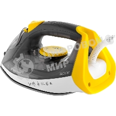 Утюг BRAYER BR4003GY, 2400 Вт, керамическое покрытие, пар 140 г/мин, антикапля, разбрызгивание, 330 мл, самоотчистка