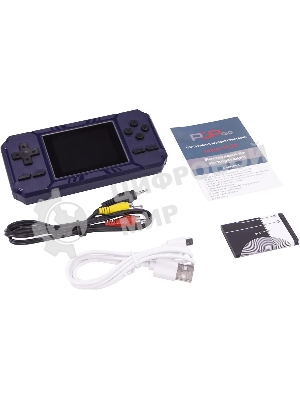Портативная игровая консоль PGP AIO Junior FC25c синяя (500 игр, 8 Bit, 3.0 