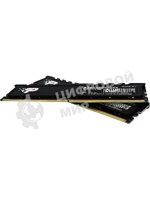 Оперативная память Patriot Signature Premium, DDR5, 32Gb (2x16 Gb), 5600 MHz, CL46, DIMM, радиатор, черный