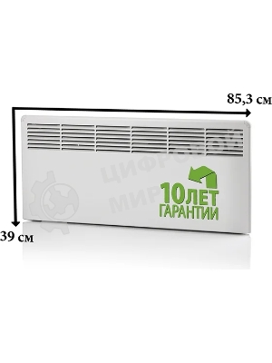 Конвектор электрический Ensto FinnHeat EPHBM07PR белый, 750 Вт, 12 м2, термостат