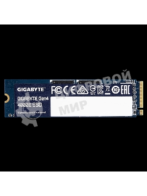 Накопитель SSD GIGABYTE Gen4 4000E, 250Gb, M.2 2280, PCIe 4.0 x4, NVMe, R/W 3500/1800