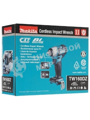 Гайковерт Makita TW160DZ аккум. патрон:квад.3/8