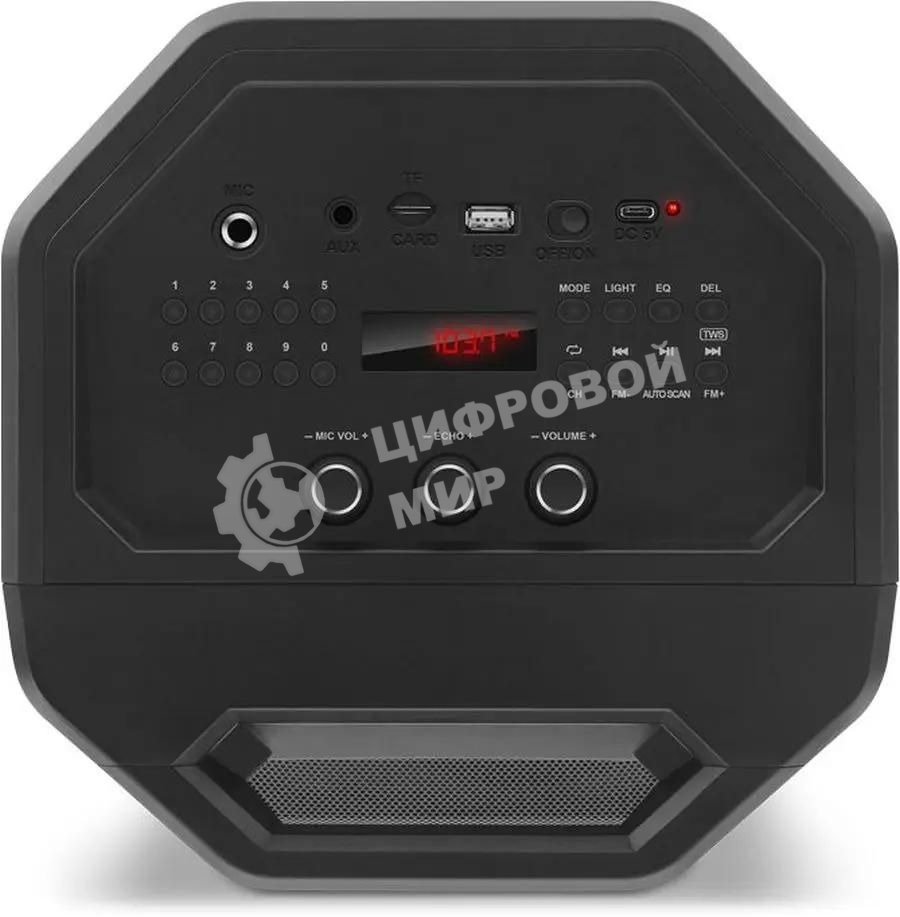 Колонка портативная Sven АС PS-680 черный 65W 1.0 BT