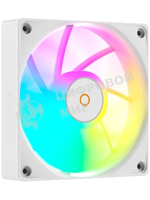 Кулер для процессора Ocypus Delta A40 EX WH Digital, 120мм ARGB FAN, Top Display Panel, 4 HEAT PIPES, 4-PIN PWM, 500-1800 RPM, 29DBA, HYDRO BEARING, LGA115X/1200/1700/18XX, AM4/AM5