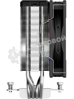 Кулер для процессора Thermalright Assassin X 120 R Digital ARGB Black (4-pin PWM, 151mm, Al/Cu, 4x6mm, ARGB, 1x120mm, 70.84CFM, 29.8dBA, 2000RPM, S: 1851/1700/1200/115X, AM5/AM4, black)