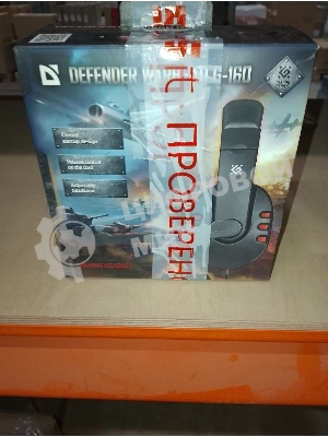 (Поврежденный товар) Гарнитура проводная DEFENDER Warhead G-160 черный (2xJack 3.5mm, игровая, кабель 2.5м) (64113_(Поврежденный товар) 000111)