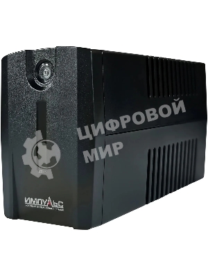 Источник бесперебойного питания Импульс ЮНИОР СМАРТ 800, 800/480 ВА/Вт, LED, USB, SCHUKOx2