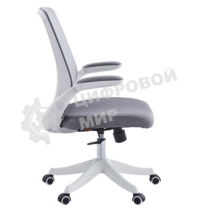 Кресло офисное для оператора Chairman CH565 серый, белый пластик