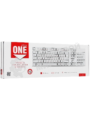 Клавиатура проводная мультимедийная Smartbuy ONE 238 USB белая (SBK-238U-W)/20