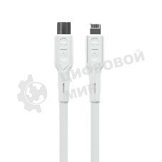 Кабель MORE CHOICE (4620202553256) K63ia 2м USB 3.0A PD 27W для Lightning ng 8-pin Type-C - 2м, белый