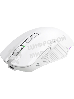 Мышь беспроводная/проводная Defender Whisper GM-209 белый, 7200 dpi, радиоканал, Bluetooth, USB, кнопки - 8