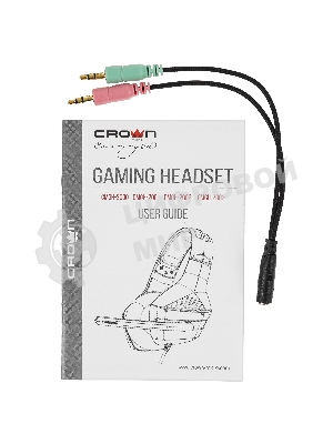 Гарнитура Crown CMGH-2001 чёрный, проводная