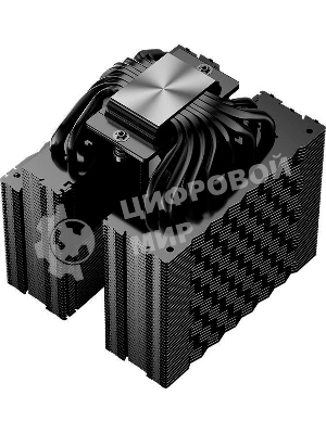 Кулер для процессора PCCooler RZ820 Display BK (290W, 4-pin PWM, LED, 169mm, Al/Cu, 8x6mm, 1x140mm + 1x150mm, 71.9/78.7CFM, 27.1/35.8dBA, 1500/2500RPM, S: 1851/1700/1200/115X/20XX, AM5/AM4, black)