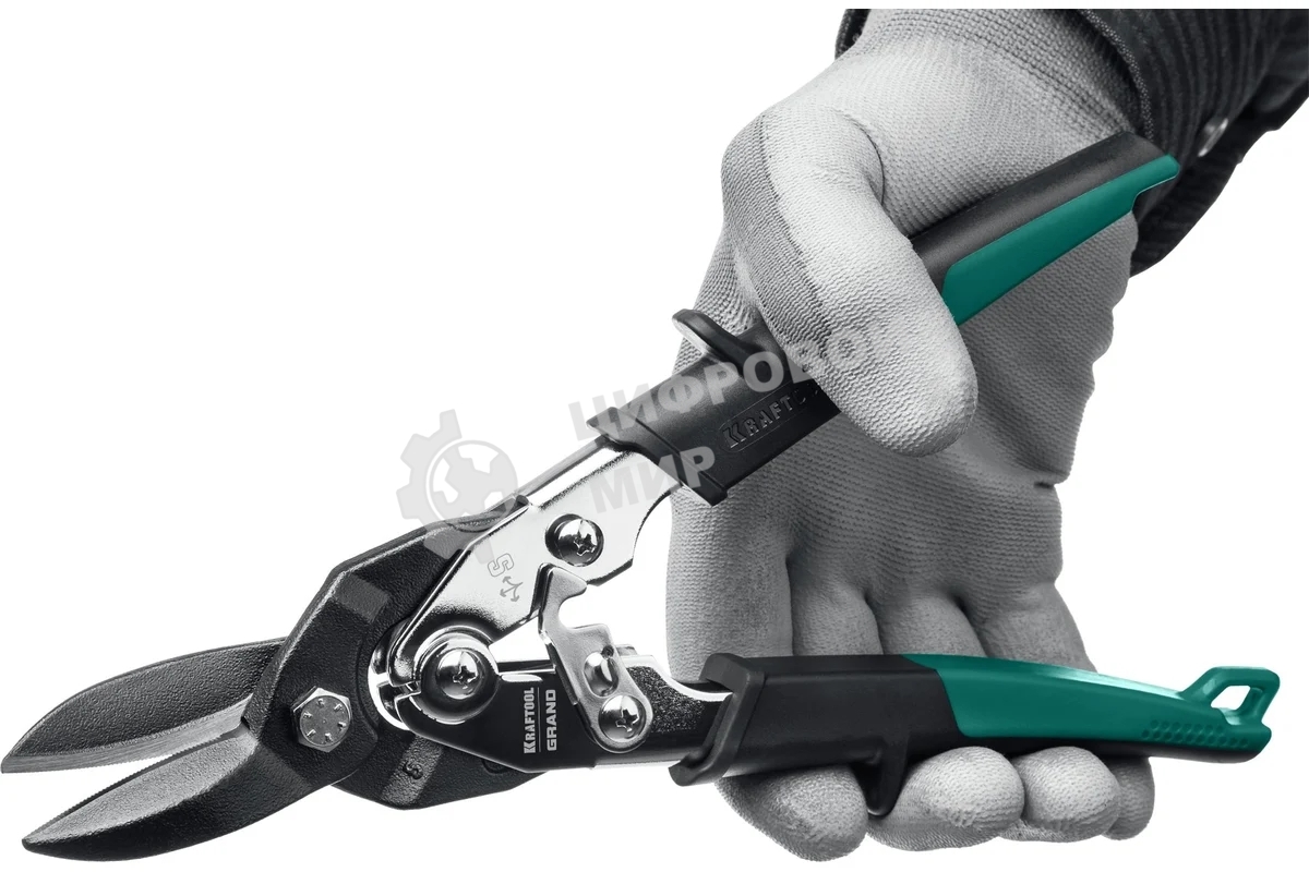 Ножницы по твердому металлу, прямые,Cr-Mo, 260 мм, KRAFTOOL GRAND