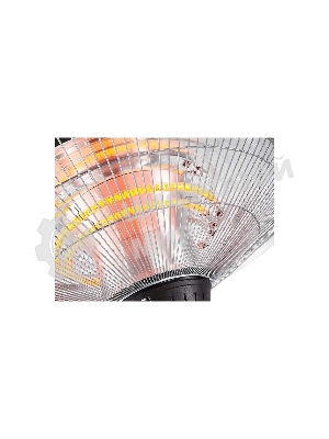 Обогреватель инфракрасный Ballu BIH-LT-3.0 серебристый, карбоновый, 3000 Вт, 20 м2