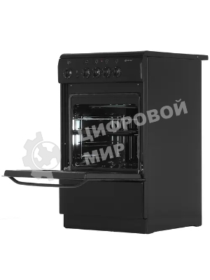 Плита электрическая De Luxe 506004.04ЭС 031 черный, конфорок 4 шт, духовка 60 л, 50 см x 87 см x 60 см
