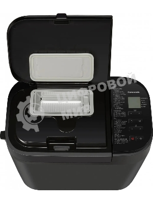 Хлебопечка Panasonic SD-R2530KTS черный, 550 Вт, программ - 28 шт, вес выпечки - 1.1 кг