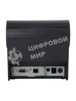 Чековый принтер Mertech MPRINT G80 прямая термопечать, 203 dpi, 250 мм/сек, Ethernet, RS-232, USB, Wi-Fi, черный
