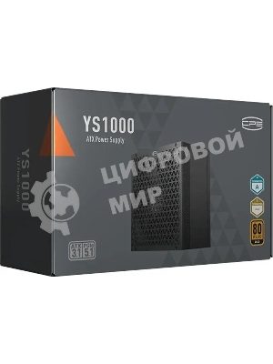 Блок питания PcCooler ATX 1000W P5-YS1000 -G1F Gen.5 80 PLUS gold (20+4pin) APFC 120мм fan 12xSATA Cab Manag RTL