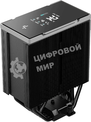 Устройство охлаждения(кулер) Deepcool AK700 Digital NYX Soc-AM5/AM4/1200/1700/1851 черный 4-pin 21-36dB Al+Cu LCD 280W 1252gr Ret (R-AK700-BKNNMN-GJD-1)
