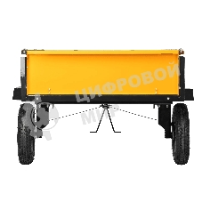 Прицеп для мотоблока Denzel TT-500, оцинк., груз. 500 кг, рег. сцепка, колеса 4.00-10, в упаковке