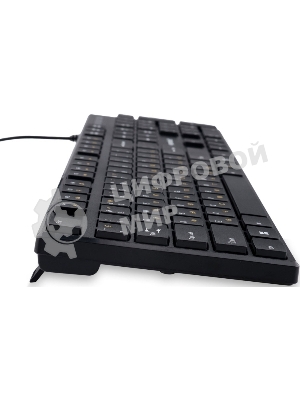 Комплект клавиатура+мышь Gembird KBS-9050L проводной, USB, 1000 DPI, чёрный