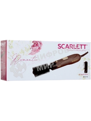 Фен-щётка Scarlett SC-HAS73I14 коричневый/золотистый, 800 Вт, ионизация, 55 мм