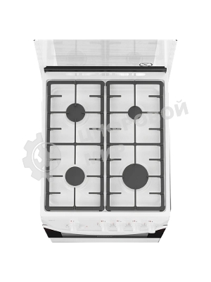 Плита газовая Darina 1D1 GM 241 008 W белый/черный, конфорок 4 шт, духовка 50 л, 50 см x 85 см x 60 см