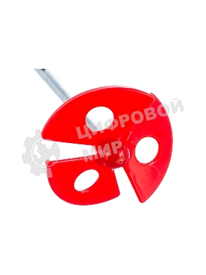 Миксер для красок Denzel 60 х 6 х 350 мм, цилиндрический хвостовик