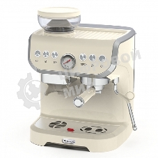 Кофейная станция BQ CM5000 бежевый, исп. кофе - зерновой/молотый, 2 л, 1560 Вт, 15 бар