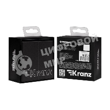 Выключатель Kranz STRONG 2 кл 10А с/у графит
