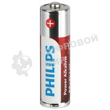 Элемент питания алкалиновый AA/LR6 1.5В Power (блист. 4шт) Philips Б0062746
