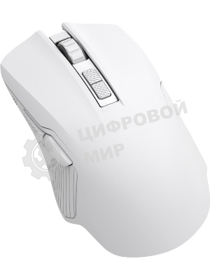 Мышь беспроводная/проводная Defender Whisper GM-209 белый, 7200 dpi, радиоканал, Bluetooth, USB, кнопки - 8