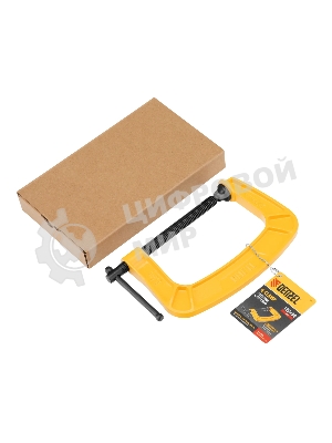 Струбцина Denzel G-образная, усиленная, 125 мм