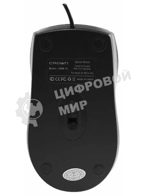Мышь проводная CROWN CMM-312 черный