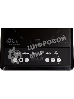 Плита настольная индукционная Oasis PI-B12SK черный закаленное стекло (РI-B12SK)