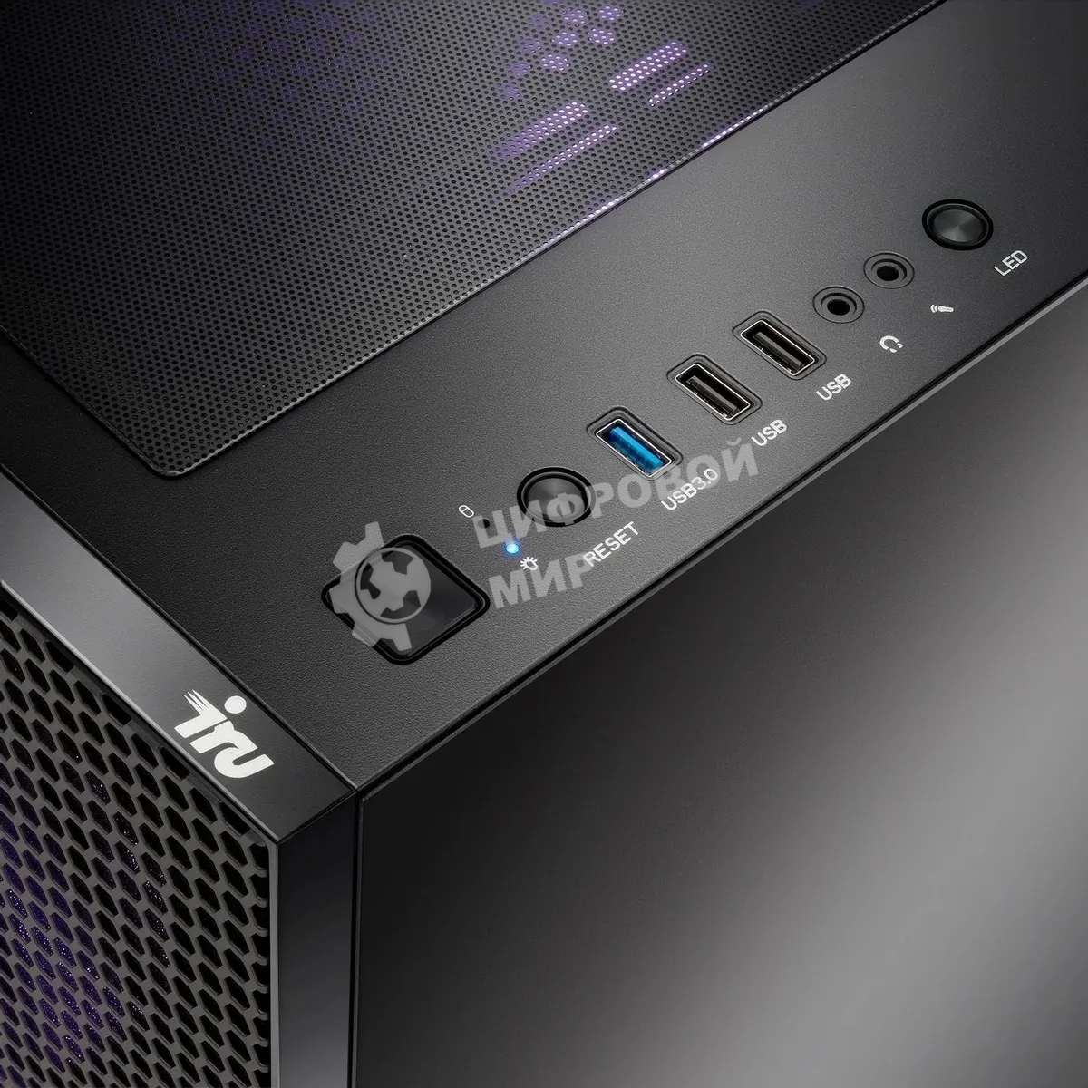 Компьютер IRU Tactio 510B7GP TWR i7 14700F (2.1) 64Gb SSD1Tb RTX5070Ti 16Gb FreeDOS GbitEth 750W черный (RUS) (2146249)