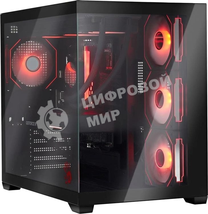 Компьютер Bloody BD-PC RAB84V2 TWR Ryzen 5 7500F (3.7) 32Gb SSD 1Tb RTX 5060TI 8Gb Win 11H 64 2.5xGbitEth 650W черный (RUS) (2142124)
