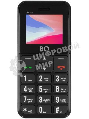 Мобильный телефон BQ 1866 Trust черный