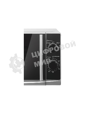 Микроволновая печь home HMM207ES черный/серебристый, 20 л, 700 Вт, переключатели - поворотный механизм