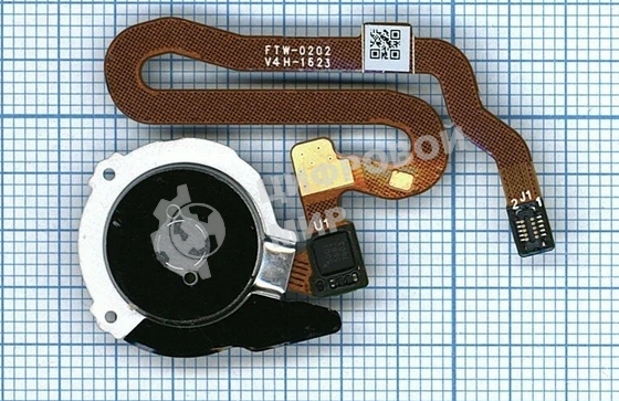 Кнопка HOME в сборе с механизмом и шлейфом для Huawei Honor 8, черная