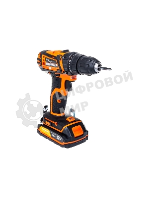 Дрель-шуруповерт Patriot BR 101ES, 12 В, 2 Ач, 25 Нм, щеточный