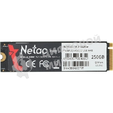 Накопитель SSD Netac NV3000, 250Gb, PCIe 3.0 x4, M.2 2280, NVMe, R/W 3000/1400