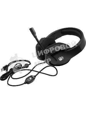 Гарнитура Bloody G260P чёрный, проводная, подсветка