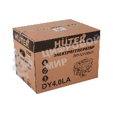 Электрогенератор бензиновый Huter DY4,0LA, 3.3 кВт, 68 дБ, 40.3 кг