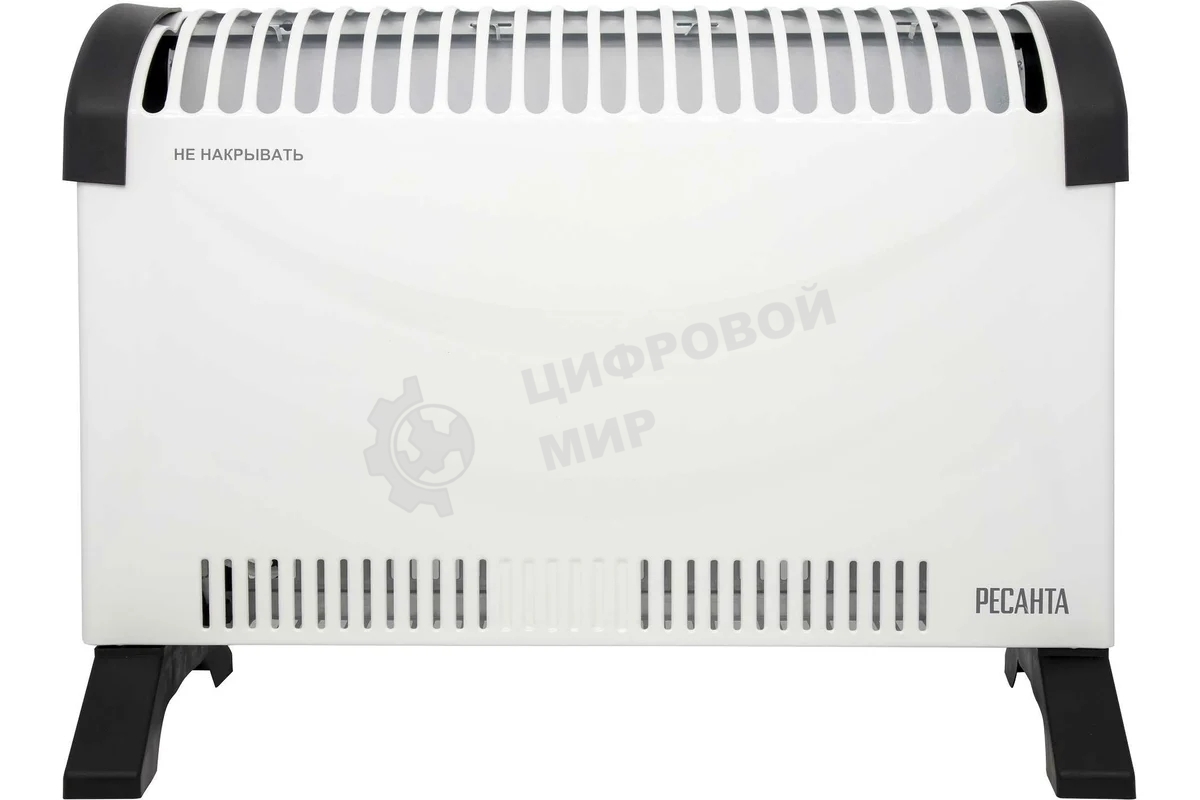 Конвектор электрический Ресанта ОК-2000С белый, 2000 Вт, 25 м2, термостат