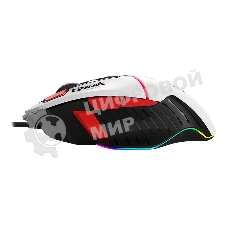 Мышь проводная A4Tech Bloody W95 Max Naraka белый/рисунок, оптическая, 12000 dpi, USB, кнопки - 6